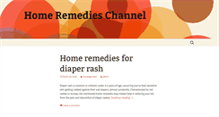Desktop Screenshot of homeremedieschannel.com